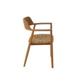 ARMCHAIR HR TEAKWOOD NATURAL 77 - CHAIRS, STOOLS